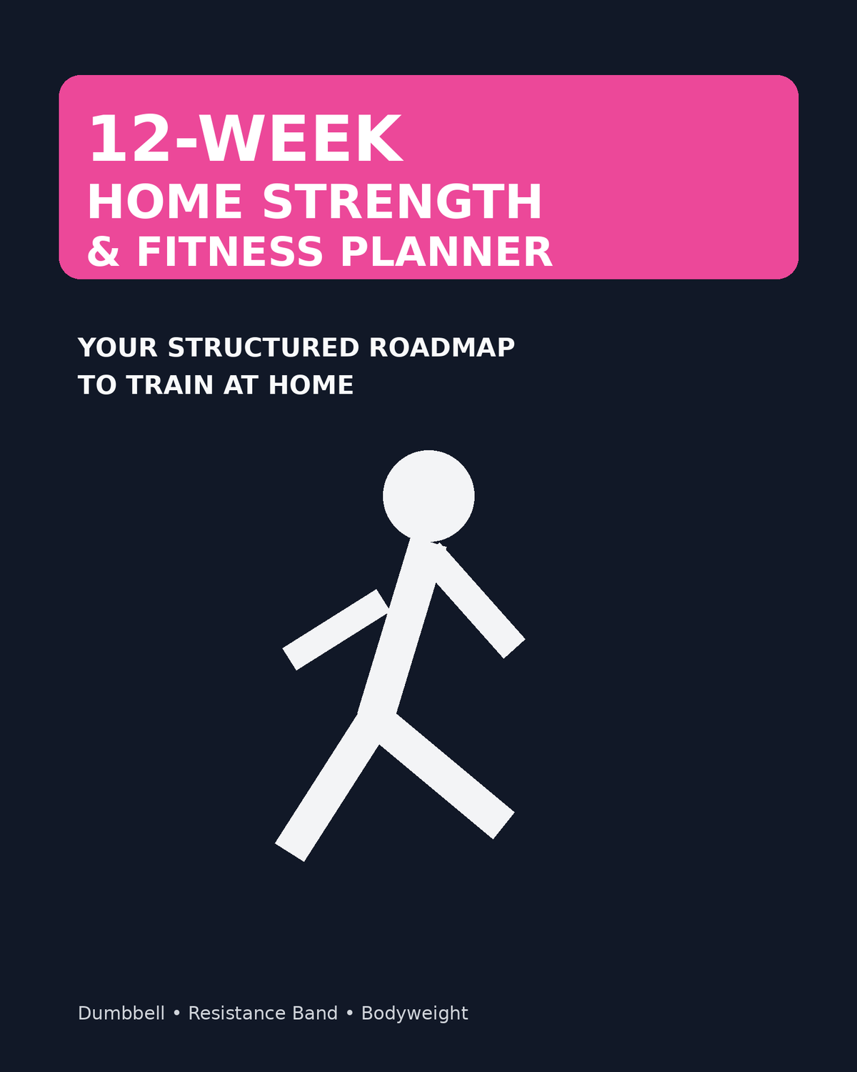 12-Week Home Strength and Fitness Planner cover